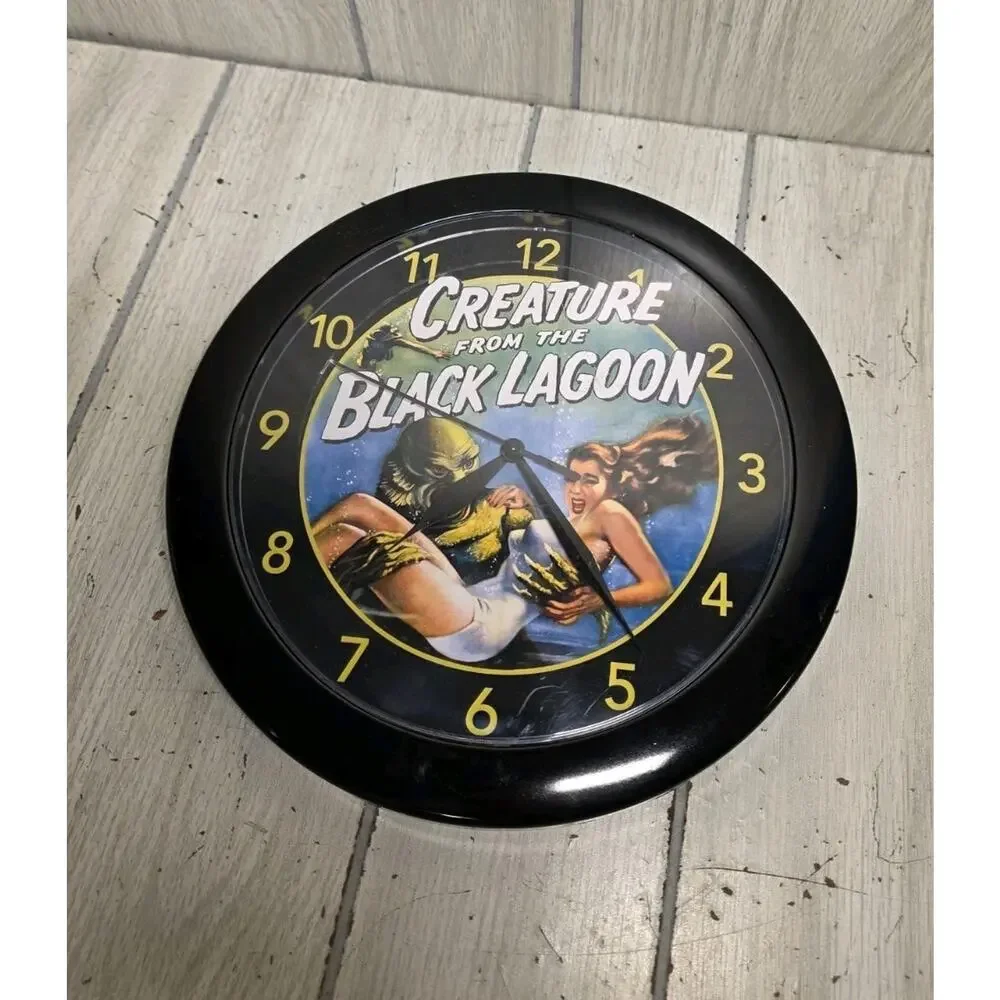 Creature From Black Lagoon Wall Clock Art Time Piece Home Decor Movie Poster Art